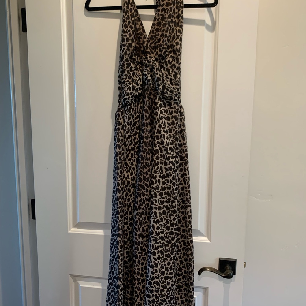 Oscar de la Renta Animal Print Dress